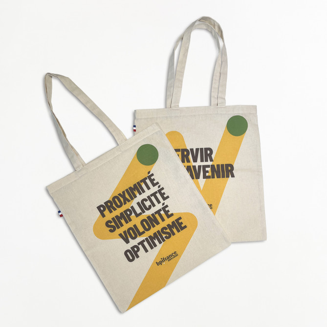 Le tote-bag Servir l'avenir - Big Boutique - BPI France