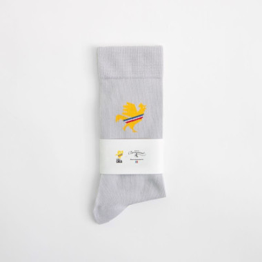 Chaussettes Le Coq Créa - Vue alternative, gris clair, taille unique, coq Le Coq Créa - Big Boutique Bpifrance.