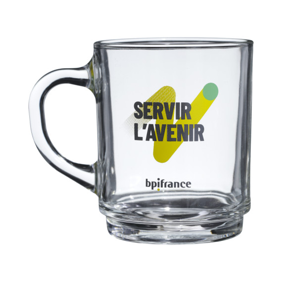 Mug transparent - Big Boutique - BPI France